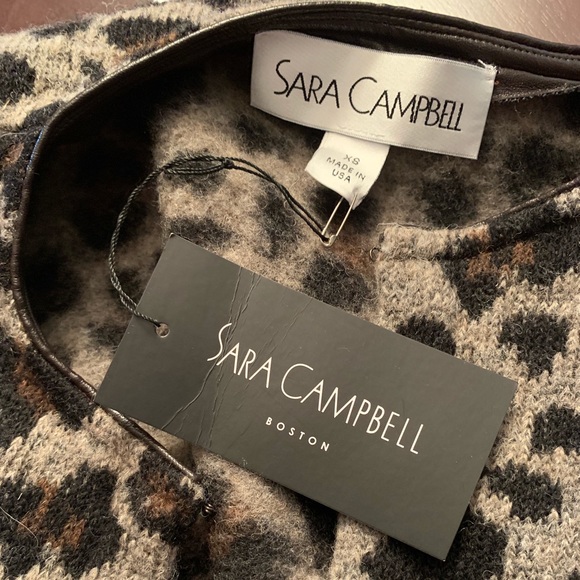 NWT! Sara Campbell Leopard Sweater~Size XS - Picture 5 of 5
